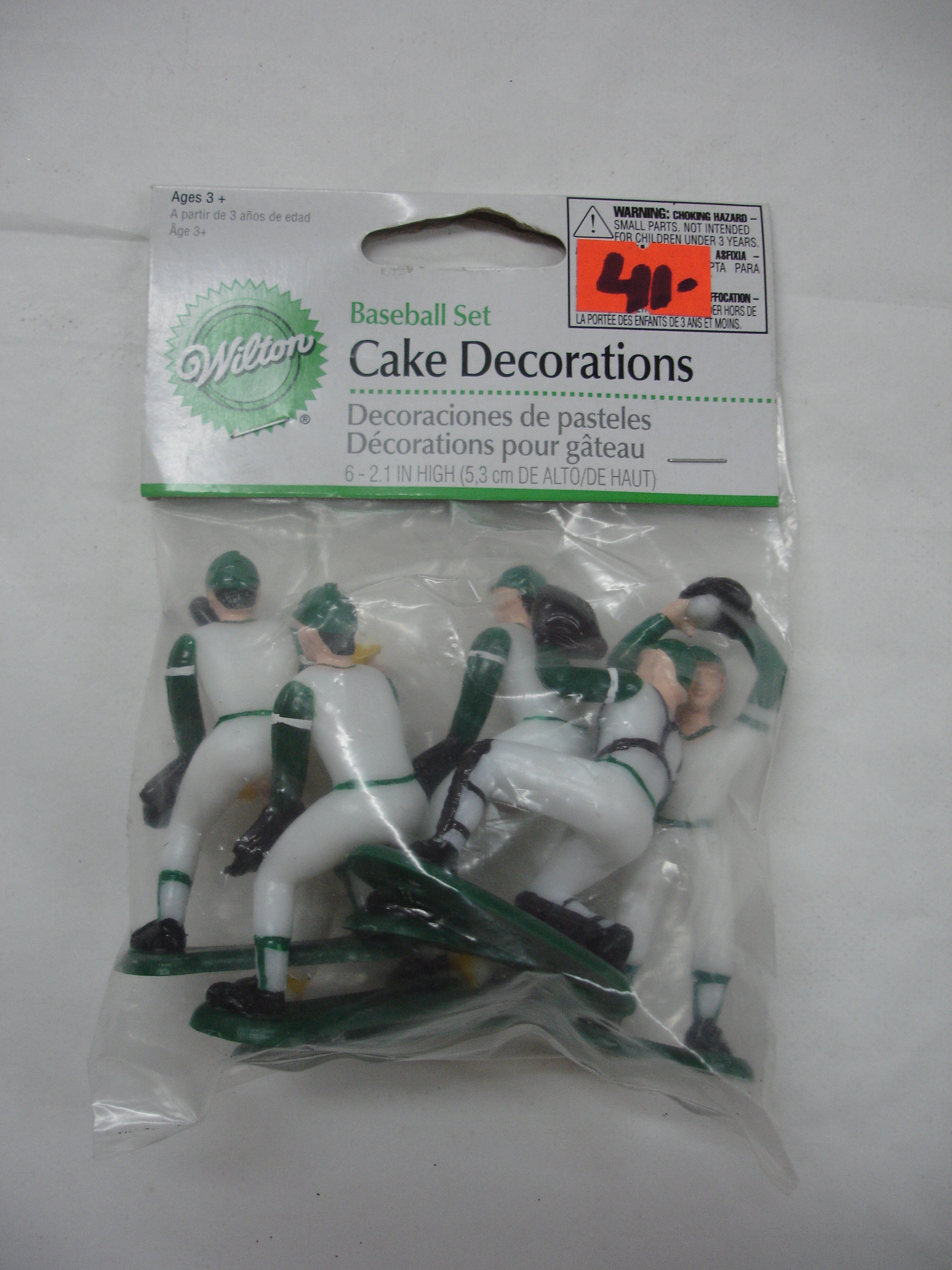 Baseball Set Cake Decorations